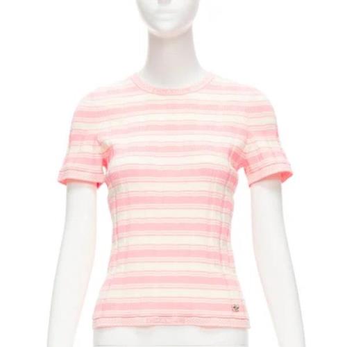 Pre-owned Cotton tops Chanel Vintage , Multicolor , Dames