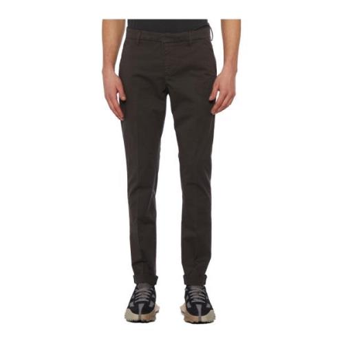 Slim Fit Broek Gaubert Model Dondup , Gray , Heren