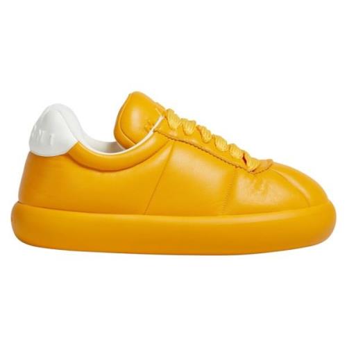 Leren bigfoot 2.0 sneaker Marni , Orange , Heren