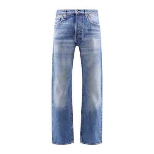 Blauwe Jeans NorHeren Taille Gemaakt in Italië Valentino , Blue , Here...