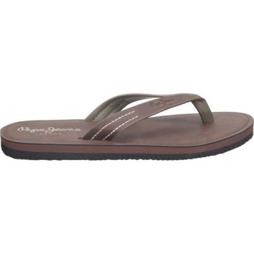 Heren Sandalen Pepe Jeans , Brown , Heren