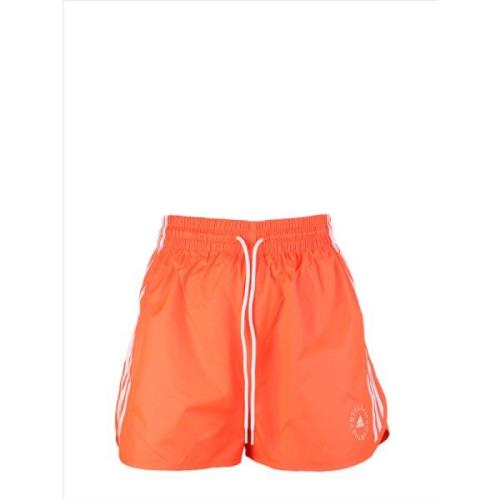 Adidas Korte Sportieve Shorts Stella McCartney , Orange , Dames