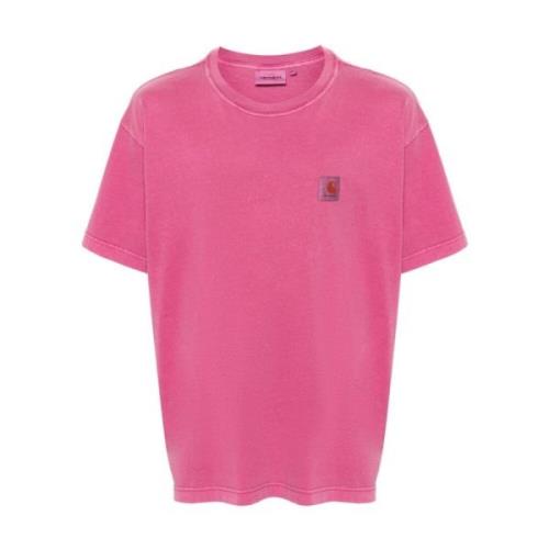 Klassiek T-shirt Carhartt Wip , Pink , Heren