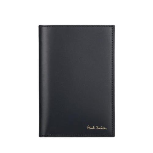 Zwarte leren portemonnee gehamerd textuur PS By Paul Smith , Black , H...