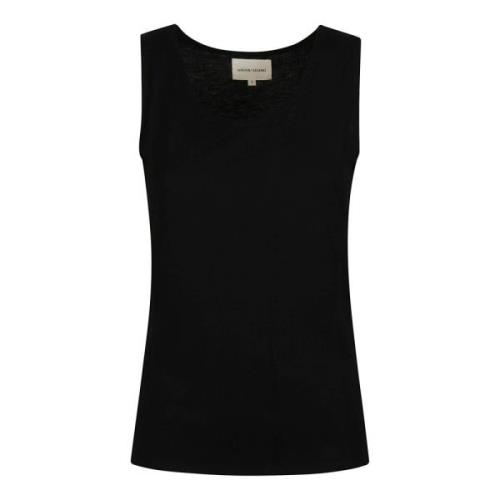 Stijlvolle Tanktop voor Vrouwen Loulou Studio , Black , Dames