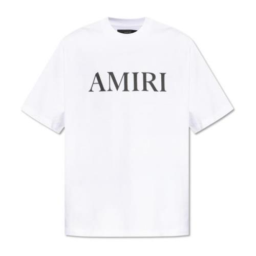T-shirt met logo Amiri , White , Heren