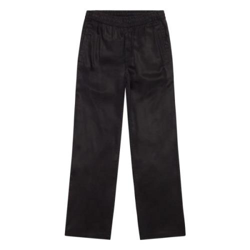 Fluid pants in twill Diesel , Black , Heren