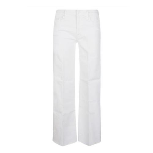 Stijlvolle Fray Jeans Mother , White , Dames