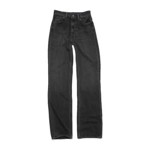 Zwarte Bootcut Jeans Acne Studios , Black , Dames