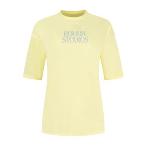 Zomer T-shirt Rough Studios , Yellow , Dames