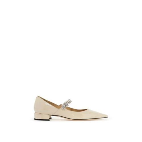 Kristalband Lakleren Pumps Jimmy Choo , Beige , Dames