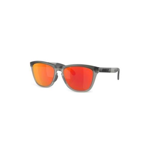 Rode Vierkante Spiegelzonnebril Oakley , Red , Unisex