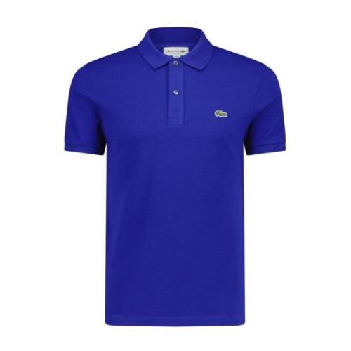 Logo Slim-Fit Polo Shirt Lacoste , Blue , Heren