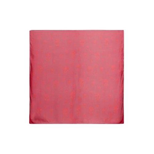 Fabric scarves Alexander McQueen , Red , Dames