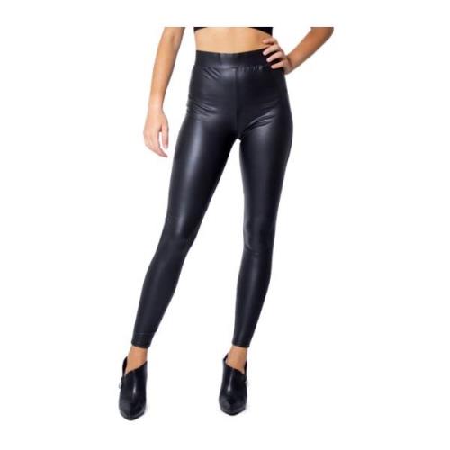 Cool Coated Leggings Only , Black , Dames