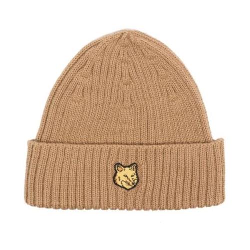 Beanies Maison Kitsuné , Brown , Heren