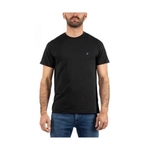 Heren Casual T-Shirt Brooksfield , Black , Heren