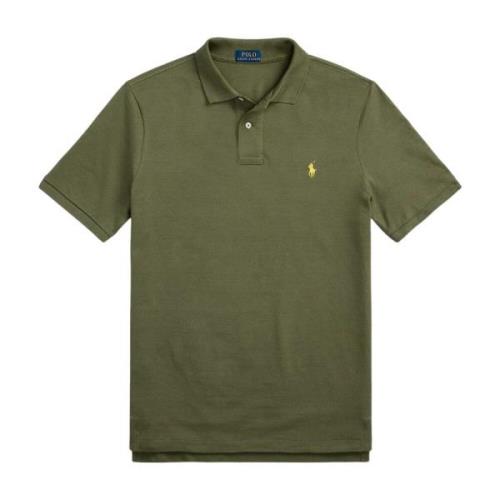 Klassiek Polo Shirt voor Mannen Polo Ralph Lauren , Green , Heren