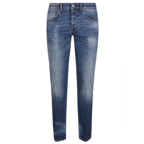 Klassieke Denim Jeans voor Dagelijks Gebruik Lardini , Blue , Heren