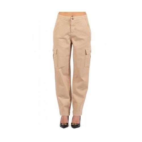 Damesmode Broek Luckylu , Beige , Dames