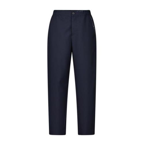 Geborduurde wollen broek Marni , Blue , Dames