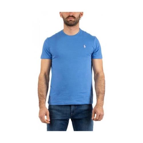 Heren Klassiek T-shirt Ralph Lauren , Blue , Heren