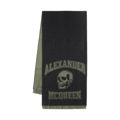 Wool scarves Alexander McQueen , Black , Dames