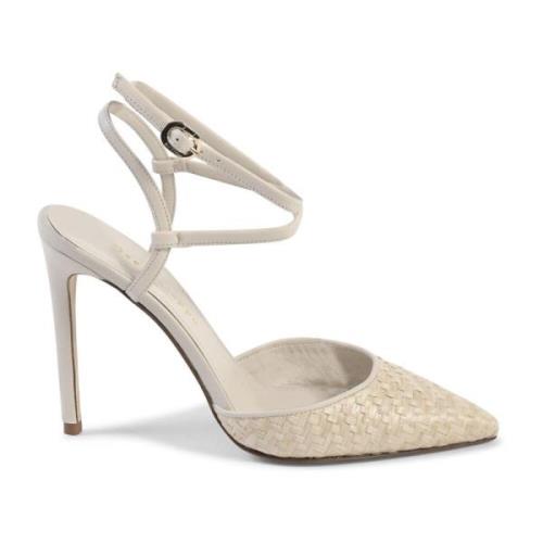 Glitter Logo Pump Dee Ocleppo , Beige , Dames