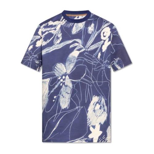 Bloemmotief T-shirt Paul Smith , Multicolor , Heren