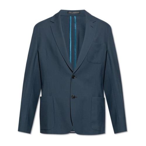 Wollen blazer Paul Smith , Blue , Heren