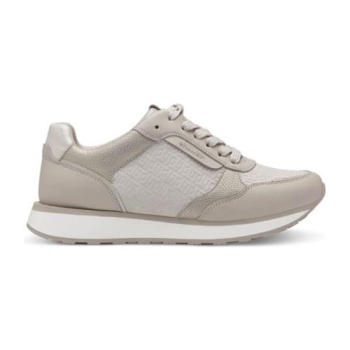 Beige Sneakers voor Vrouwen Tamaris , Beige , Dames