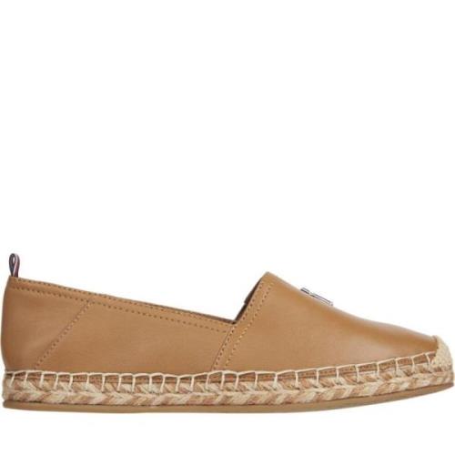 Bruine Espadrilles voor Vrouwen Tommy Hilfiger , Brown , Dames