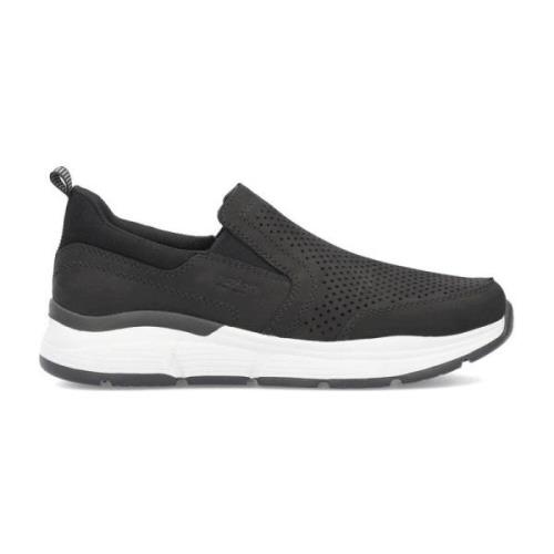 Zwarte Sneakers voor Mannen Rieker , Black , Heren