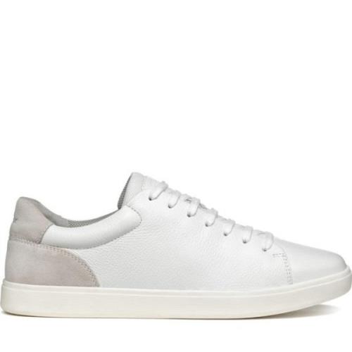 Witte Sneakers voor Mannen Geox , White , Heren