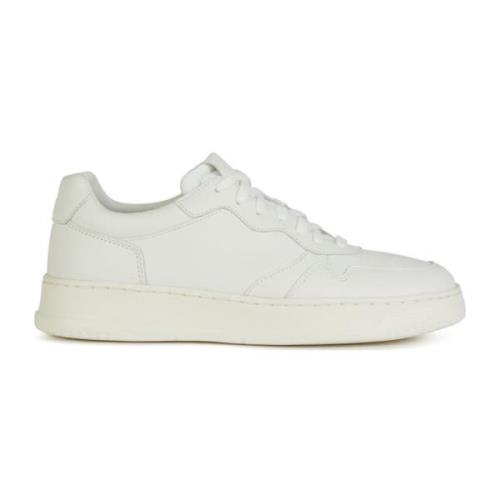 Witte Sneakers voor Mannen Geox , White , Heren