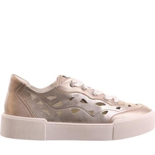 Metallic Sneakers voor Vrouwen Högl , Brown , Dames