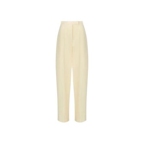 Hoge taille wijde pijpen broek Chiara Ferragni Collection , Yellow , D...