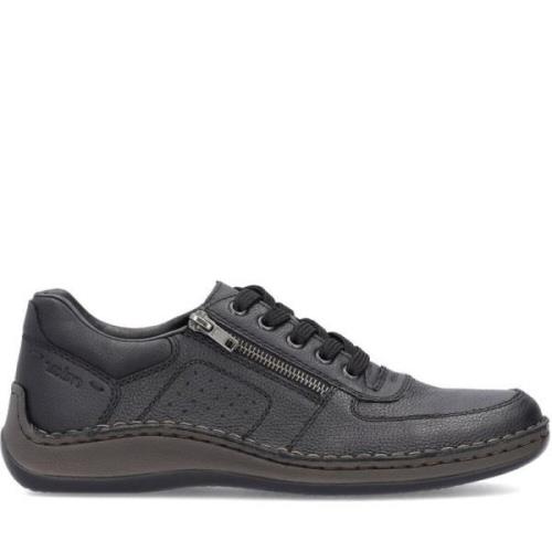 Zwarte Sneakers voor Mannen Rieker , Black , Heren