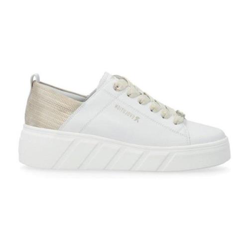 Witte Vrijetijdssneakers Vrouwen Stijlvol Comfort Rieker , White , Dam...