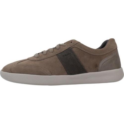 Stijlvolle Urban Sneakers voor Mannen Geox , Brown , Heren