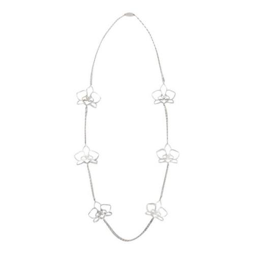 Orchidee Outline Ketting Genny , Gray , Dames