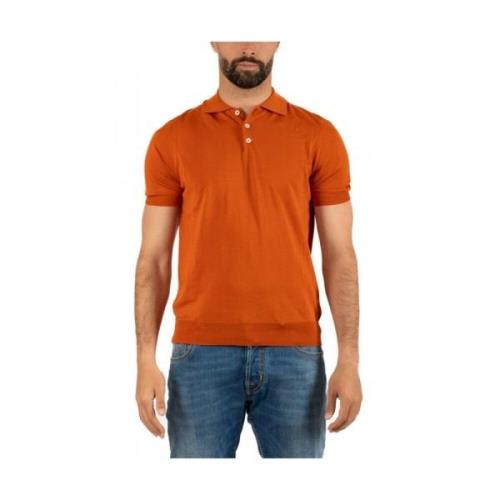 Heren Polo Shirt Hindustrie , Orange , Heren