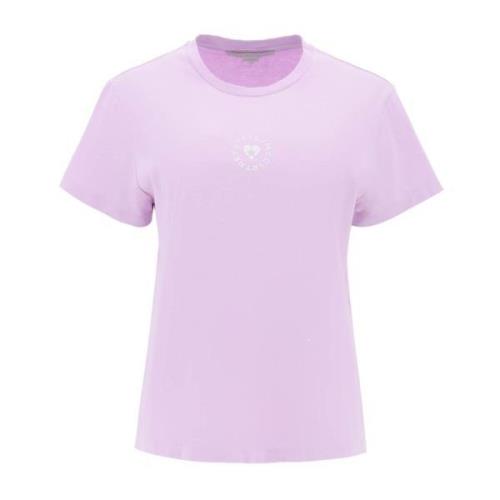 Hart Iconic Mini T-Shirt Stella McCartney , Purple , Dames