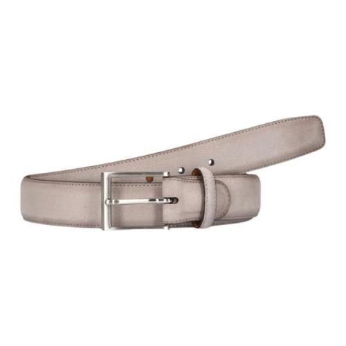 Heren Suède Leren Riem Crostidifu Magnanni , Gray , Heren