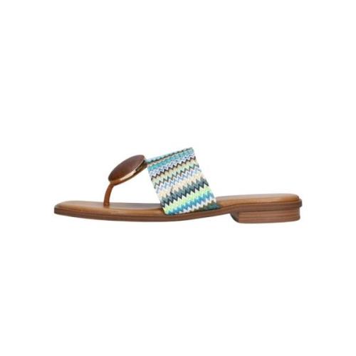 Kleurrijke Zomer Slippers Noa Harmon , Multicolor , Dames