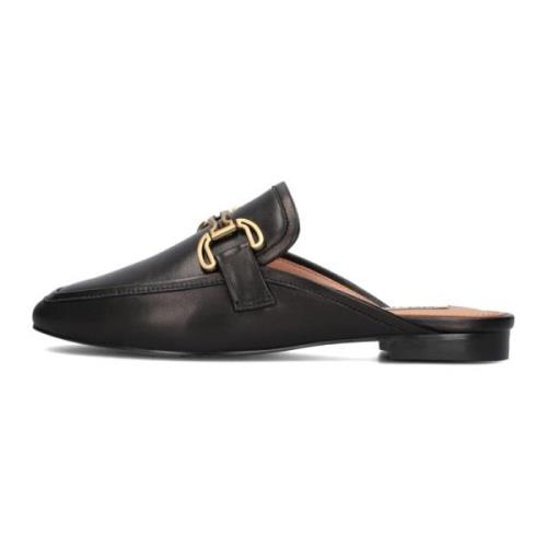 Zwarte Loafers met Gouden Horsebit Bibi Lou , Black , Dames