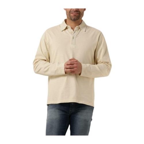 Beige Rugby Polo Shirt Butcher of Blue , Beige , Heren