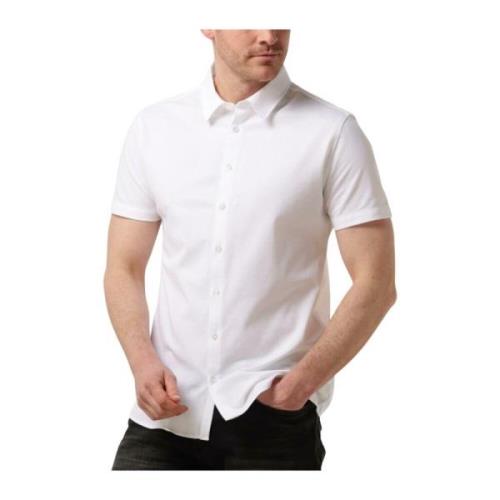 Wit Casual Button Up Overhemd Pure Path , White , Heren