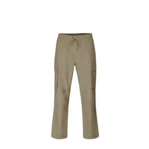 Japanse Katoenen Cargo Broek Moorer , Green , Heren