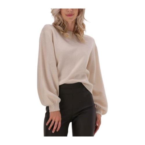 Dames Truien vesten Babs Pullover Knit-ted , Beige , Dames